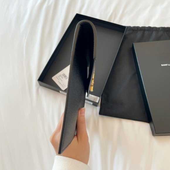 SOLD YSL SAINT LAURENT UPTOWN CLUTCH - Picture 4 of 7